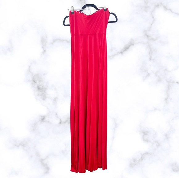 Bright Red Maxi Dress - Picture 2 of 3